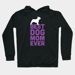 Best French Bulldog Mom Ever - Purple Dog Lover Gift Hoodie